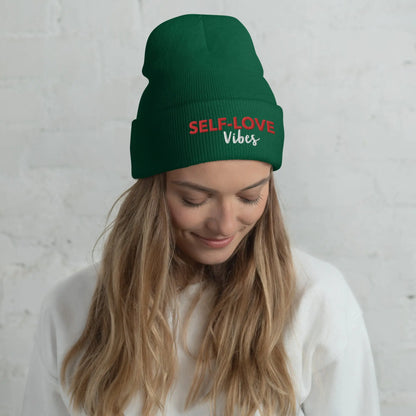 SELF- LOVE VIBES Cuffed Beanie