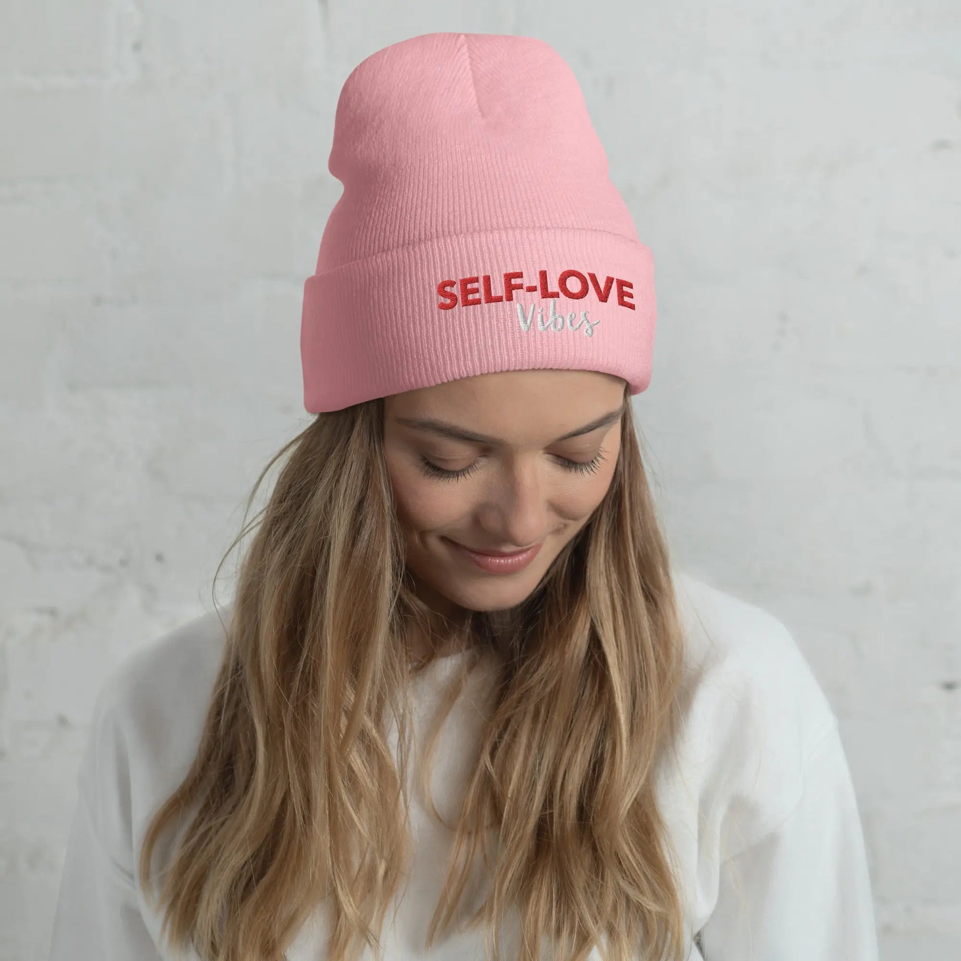 SELF- LOVE VIBES Cuffed Beanie