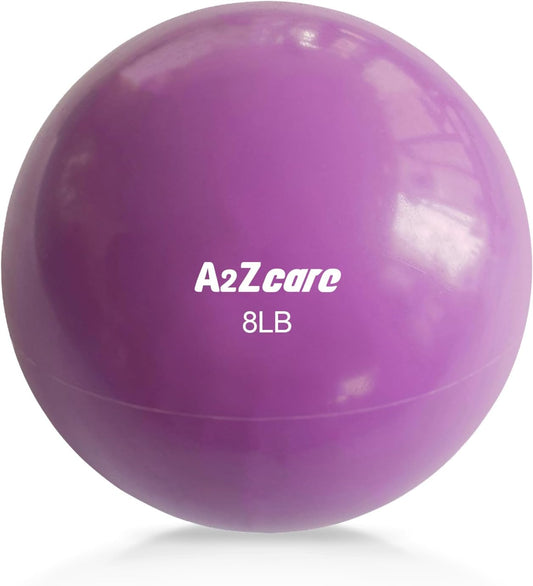 Toning Ball - Weighted Toning Exercise Ball - Soft Weighted Medicine Ball for Pilates, Yoga, Physical Therapy and Fitness